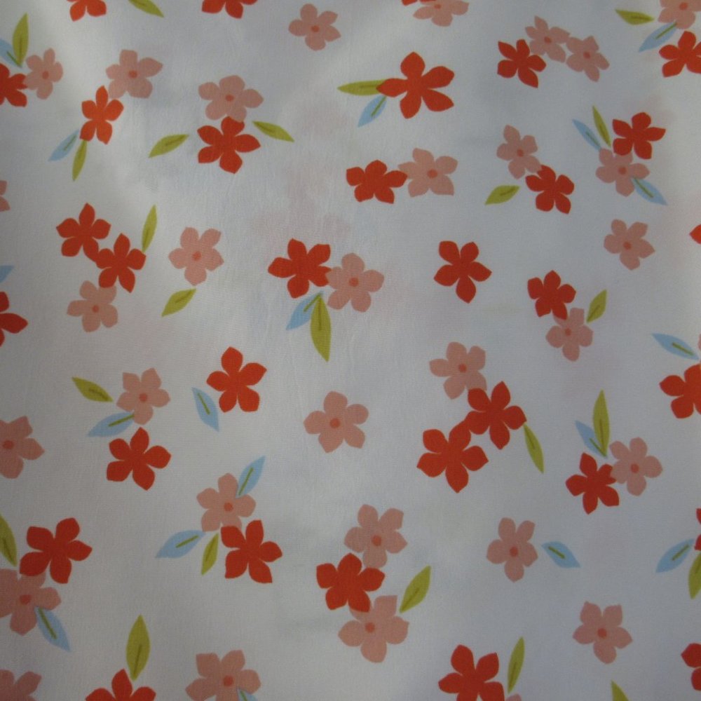 Tropical Floral Reversible Mini Skirt Sz M Flower - Picture 9 of 10